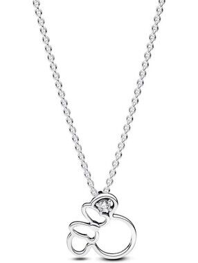 Pandora x Disney Minnie Mouse Silhouette Collier Necklace Limited Edition NWOB